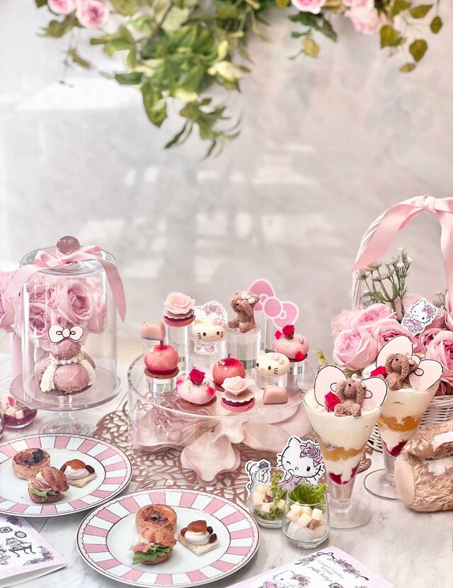 「アフタヌーンティーイメージ」＜5,800円〜＞【ハローキティ コラボアフタヌーンティー】