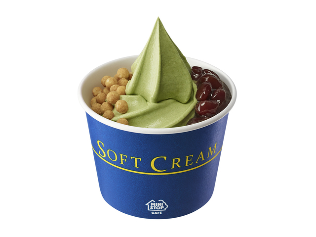 プレミアムあずき抹茶ソフト