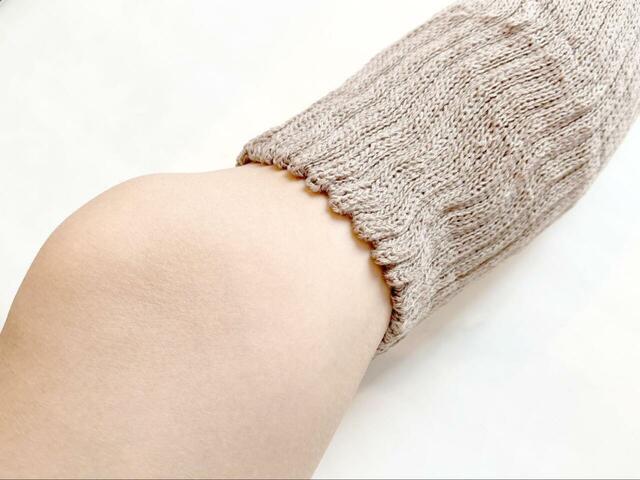 【オカモト まるでこたつソックス】細かなリブのおかげで、締め付け感はまったくありません◎