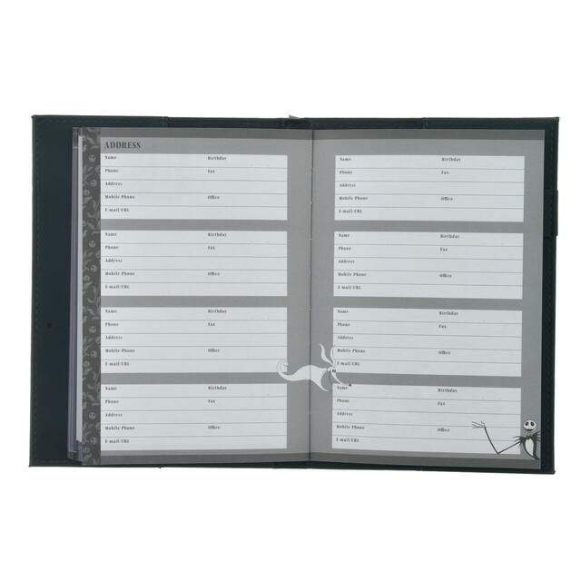 ティム・バートン ナイトメアー・ビフォア・クリスマス 手帳・スケジュール帳 B6 型押し CALENDAR＆ORGANIZER 2026 2,800円