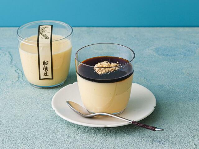 ＜3位＞ くず餅プリン　1個　430円  ／船橋屋 こよみ（グランスタ東京／改札内B1 銀の鈴エリア）【グランスタ プリン総選挙2026】