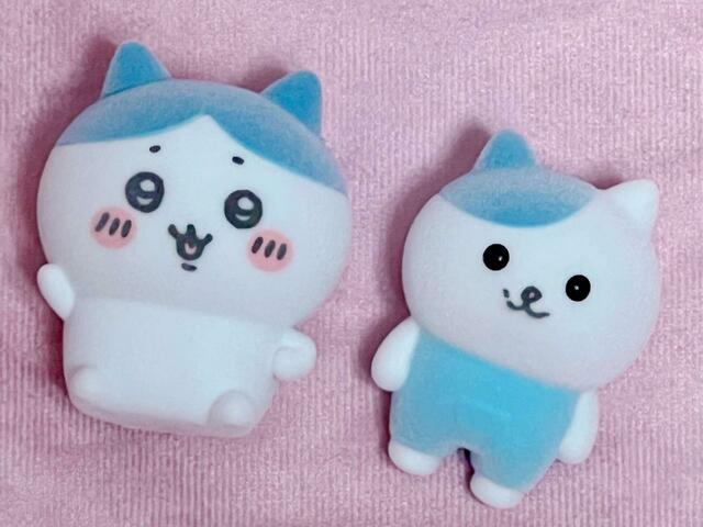 【ちいかわ 豪華版1 フロッキーフィギュア6体セット付き】ハチワレと「なんか似てるの」