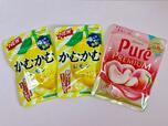 対象のグミ・キャンディを一度に3個購入すると、サンリオキャラクターズのオリジナル小物ケースを1個プレゼント！組み合わせは自由です