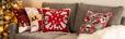 【ニトリ】クリスマスファブリック：クッションカバー(ウォームクリスマス)  799円(税込)
