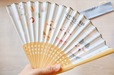 【ちいかわもぐもぐ本舗】「扇子」￥3,850／手になじむデザイン
