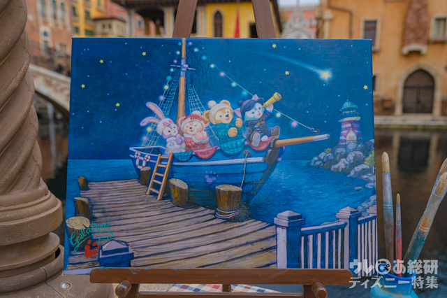 「パラッツォ・カナル」にあるジェラトーニの絵