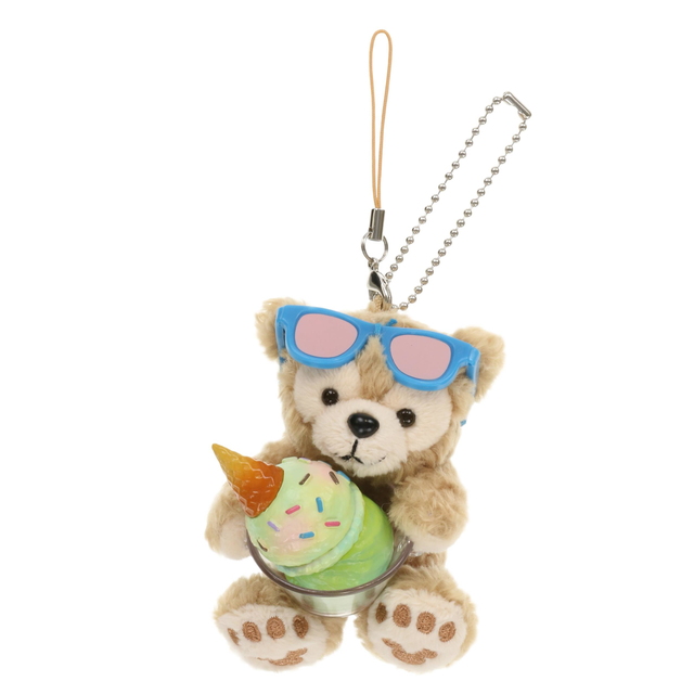 「ダッフィーのサニーファン」ぬいぐるみストラップ