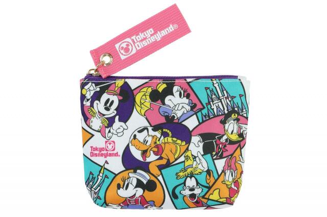 ポーチ 2,600円|東京ディズニーリゾート40周年記念「Make Your Favorite」第2弾グッズ|販売店舗:東京ディズニーランド「グランドエンポーリアム」、東京ディズニーシー「エンポーリオ」、東京ディズニーリゾート・アプリ|発売日:2024年2月1日(木)