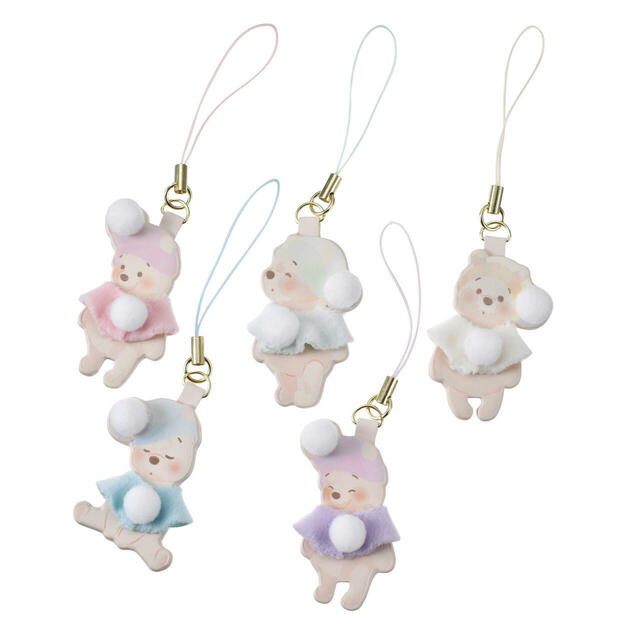 プーさん シークレットストラップ フルーツラテカラー WHITE POOH 900円