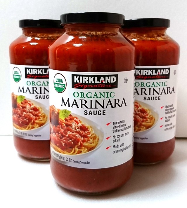 KIRKLAND オーガニック マリナラソース　907g×3本　1,388円