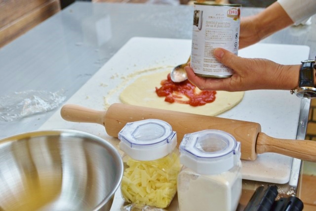 ピザ作りに挑戦!