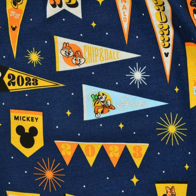 ミッキー＆フレンズ ショートパンツ ブルー M L DATED 2023 4,950円