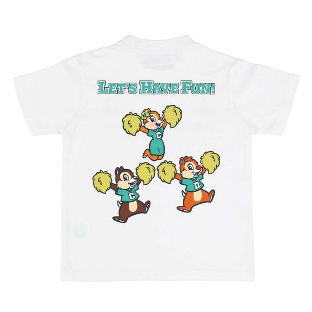 Tシャツ(100〜120) 2,300円|東京ディズニーリゾート「ポンポンを持ったミッキーたちが元気に盛り上げてくれるグッズ」|販売店舗:東京ディズニーランド「グランドエンポーリアム」、東京ディズニーシー「エンポーリオ」|発売日:2025年4月24日(木)