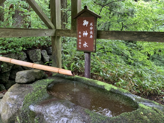 延命長寿の御神水