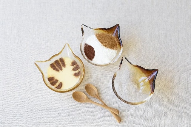 【渋谷ロフト「シブにゃんフェス2025」】coconeko craft 小鉢（石塚硝子）各2,200円