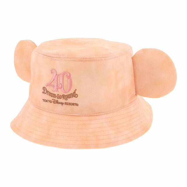 ハット 3,600円｜サイズ：58cm｜東京ディズニーリゾート40周年“ドリームゴーラウンド”スペシャルグッズ｜発売日：2023年4月10日（月）｜販売店舗：東京ディズニーランド「グランドエンポーリアム」、東京ディズニーシー「エンポーリオ」