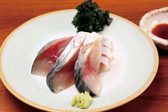 都内「うまい魚＆酒」が味わえる名店／日本酒BAR 希紡庵（池袋）　しめ鯖　1100～1400円前後