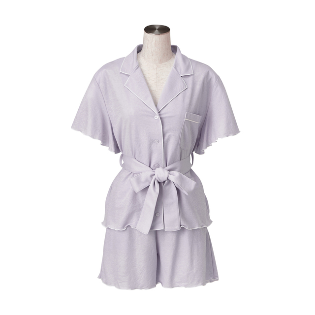 接触冷感 レーヨン混 ライトパープル：5,800円（税込）