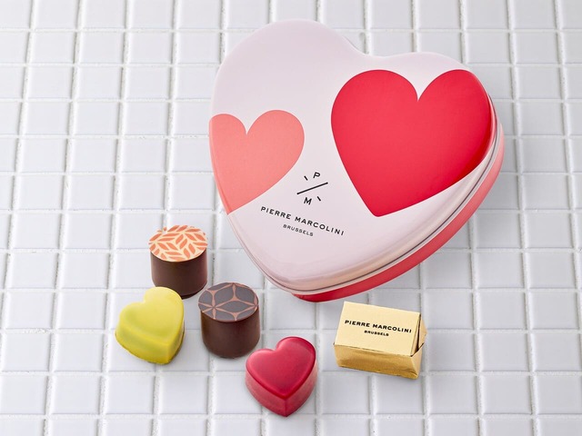 【グランスタ東京「GRANSTA VALENTINE’s DAY 2025」】コフレ クール 5個入り　1箱　2,592円／ピエール マルコリーニ（グランスタ東京／B1改札内 銀の鈴エリア）