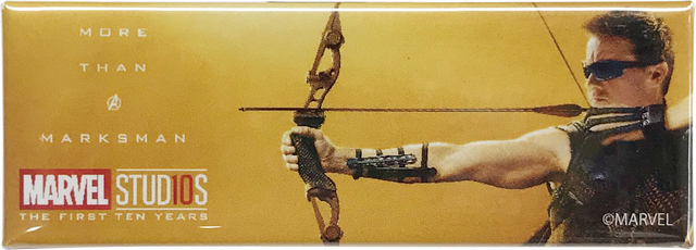 スクエア缶バッジセットF(ホークアイ、ブラック・ウィドウ)