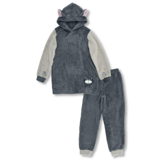 ルシファー 長袖パジャマ ボアフリース グレー Room wear 5,500円