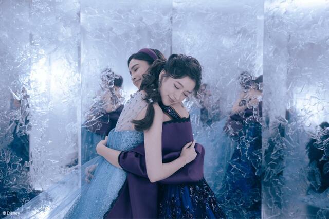 リトル・マーサ 名古屋店|「ディズニー ウエディングドレスコレクション」着用フォトプラン|ン撮影例/アナと雪の女王