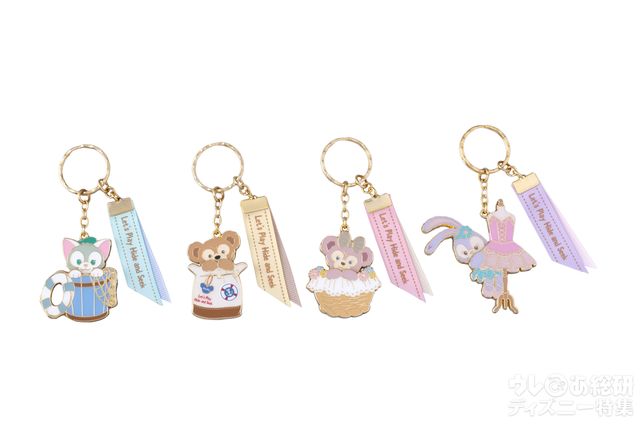 キーチェーン ¥2,800｜「ダッフィーたちのかくれんぼ（Let's Play Hide and Seek）」