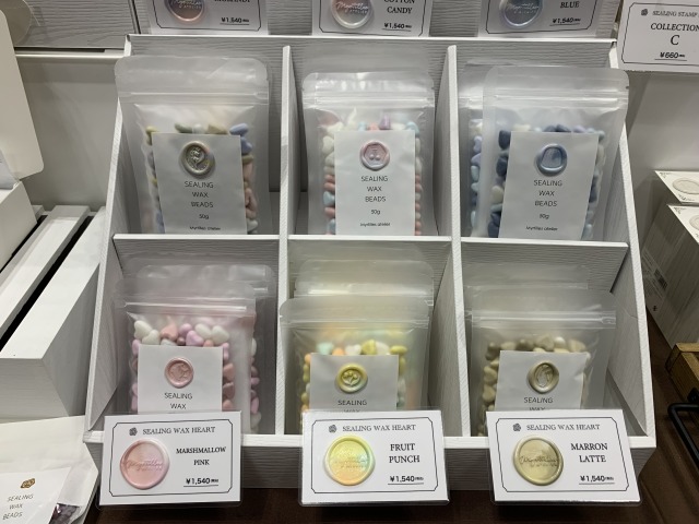 ハートの形のシーリングワックスが可愛すぎる!