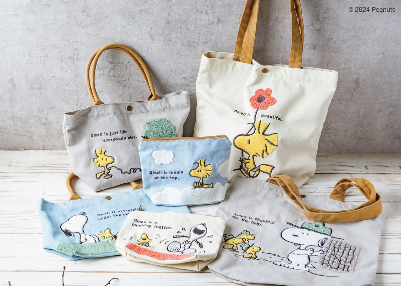 PEANUTS】ウッドストック春の新グッズがかわいい♪刺しゅう