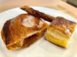 【シャトレーゼ船橋三咲店 スイーツバイキング】人気のパイは食べやすいサイズにカットされています