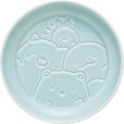 【すみっコぐらし＆リラックマ「いつでもおすし雑貨」】「しょうゆ皿」1,100円／しょうゆを入れるとすみっコたちが浮かび上がります