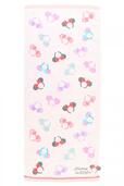 フェイスタオル 1,600円｜サイズ：横約34×⾧さ約80cm｜東京ディズニーリゾート くすみパステルのカチューシャ柄グッズ｜販売店舗：東京ディズニーランド「ビレッジショップス」、東京ディズニーシー「エンポーリオ」｜発売日：2023年7月6日（木）