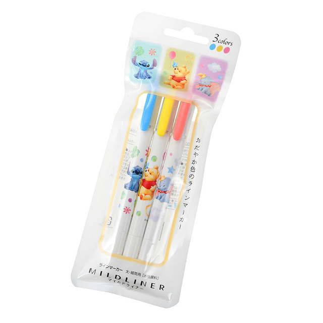 マイルドライナー3色セット 700円