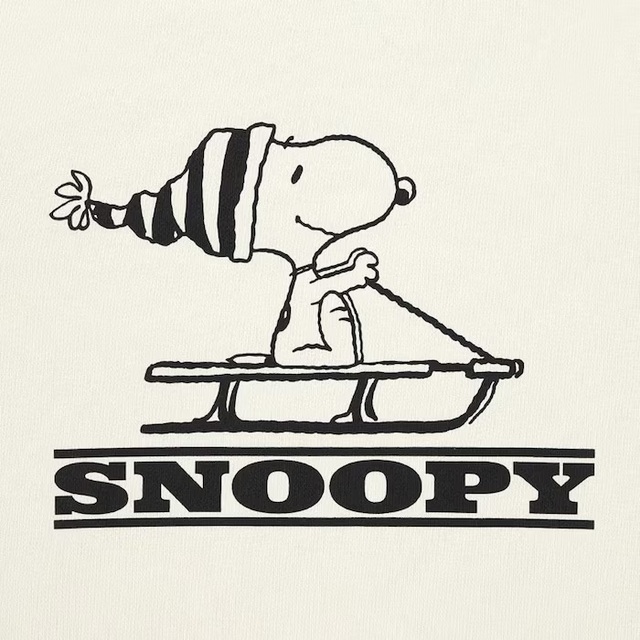 ヘビーウェイトスウェットプルオーバー｜2,990円｜GU「PEANUTS」コラボコレクション