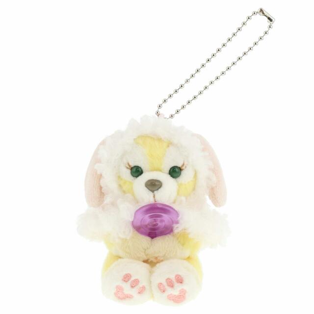 ぬいぐるみチャーム 2,200円｜東京ディズニーリゾート「ダッフィー＆フレンズのホワイト・ウィンタータイム・ワンダーズ」スペシャルグッズ｜販売店舗：東京ディズニーシー「マクダックス・デパートメントストア」｜発売日：2023年11月1日（水）
