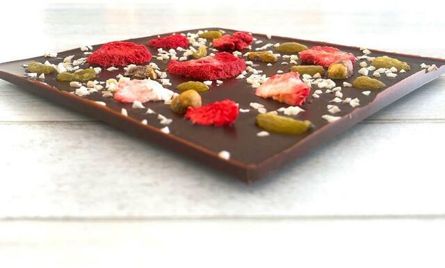 【カルディ フルーツデコレーションチョコレート】チョコレートの厚さは4.0mm