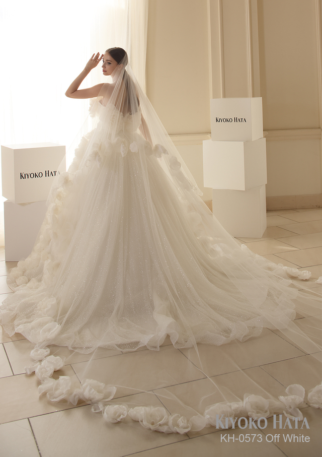 【KIYOKO HATA キヨコハタ】新作ウェディングドレス：KH-0573_OffWhite