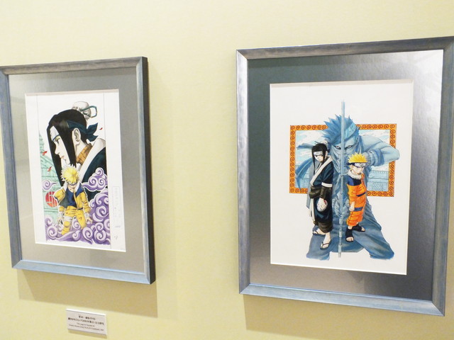 「連載完結記念 岸本斉史 NARUTO－ナルト－展」／展示の様子