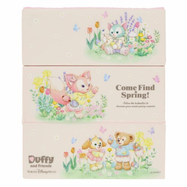 ポータブルクッション 2,200円｜東京ディズニーシー「ダッフィー＆フレンズのカム・ファインド・スプリング！」スペシャルグッズ｜発売日：2024年4月1日（月）