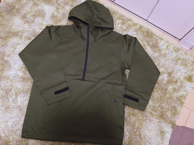 【ワークマン 綿アノラックパーカー】フードつきです