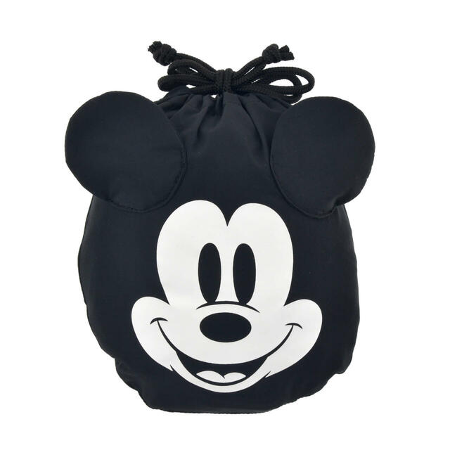 ミッキー ブルゾン ポケッタブル 巾着入り ブラック DISNEY TRAVEL 8,000円