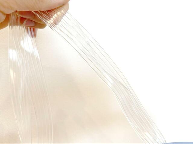 【DEAN & DELUCA クリアトートバッグS】ジップロック感満載のハンドルがかわいい〜!