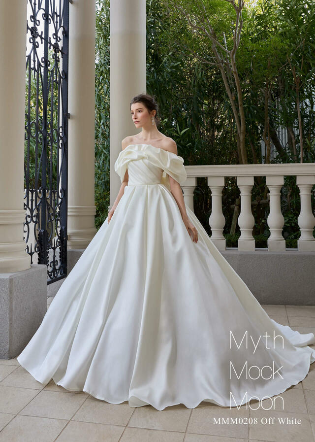 【クラウディア】Myth Mock Moon(ミスモックムーン)新作ウェディングドレス|MMM0208_OffWhite