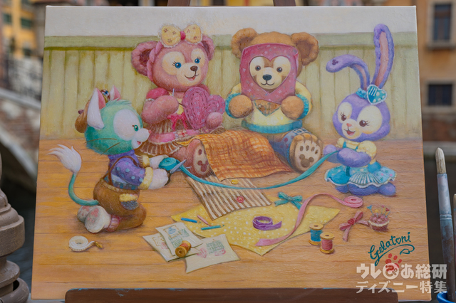 「ダッフィーのハートウォーミング・デイズ」ジェラトーニのフォトスポット