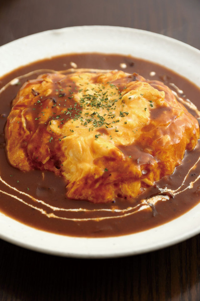 カフェ ハーモニー（水天宮前）　オムハヤシ700円