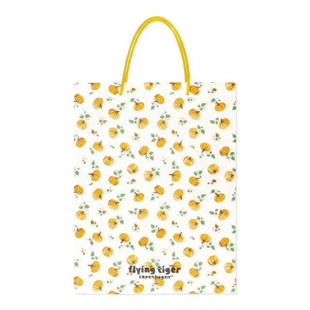 【フライングタイガー／ショッピングバッグ 165円】華やかなショッピングバッグ