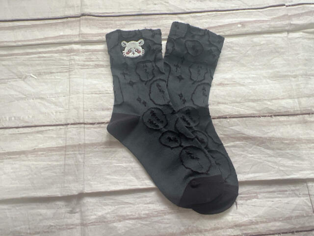 「ちいかわ／刺繍ソックス・モモンガ」税込580円