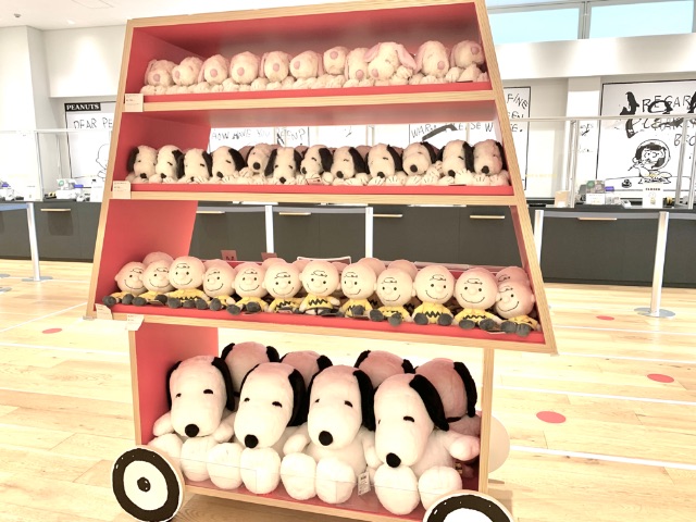 ぬいぐるみがズラリ！