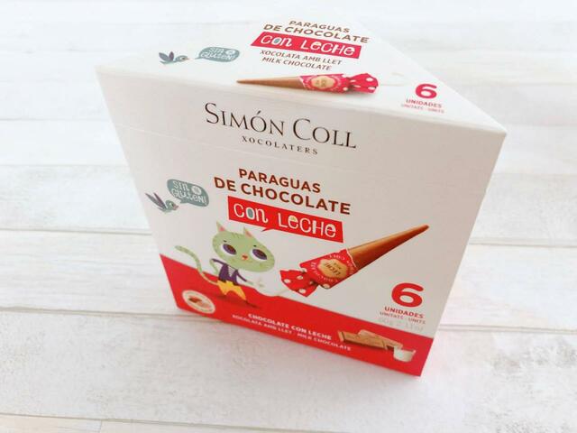【カルディ】「シモンコール パラソルチョコレート ミルク 60g」6本入り：540円（税込）