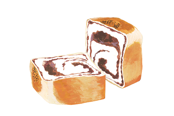 小倉あんこ食パン